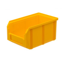 Пластиковый ящик Стелла-техник V-2-желтый 234х149х120мм, 3,8 литра