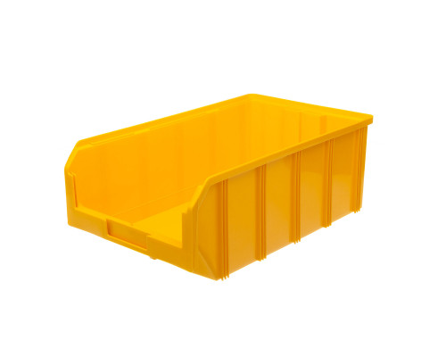 Пластиковый ящик Стелла-техник V-4-желтый 502х305х184мм, 20 литров