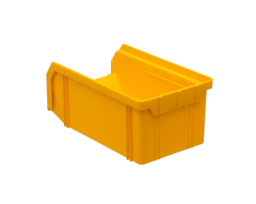 Пластиковый ящик Стелла-техник V-1-желтый 172х102х75мм, 1 литр