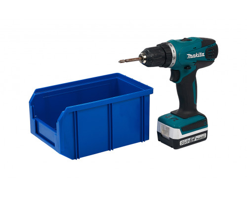 Пластиковый ящик Стелла-техник V-2-синий 234х149х120мм, 3,8 литра