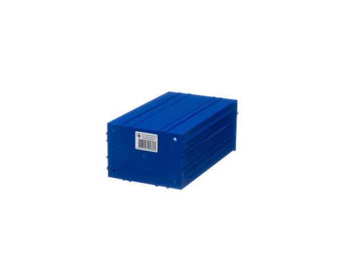 Пластиковый короб Стелла-техник С-2-синий-прозрачный 140х250х100мм