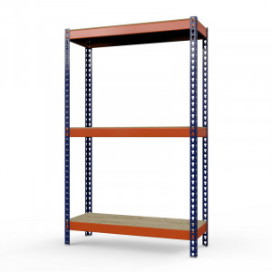 Стеллаж металлический Профи-Т 2000x1240x655 мм. Ярусы: фанера 3 шт.