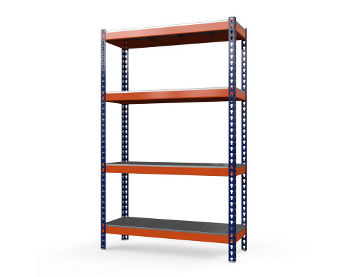 Стеллаж металлический Профи-Т 2000x1240x500 мм. Ярусы: оцинк. мет. усил. 4 шт.