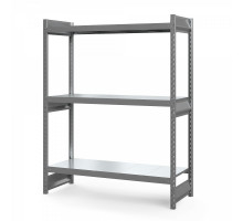 Стеллаж грузовой СГ Ультра (2000х1800х800 мм) 3 яруса, цинк