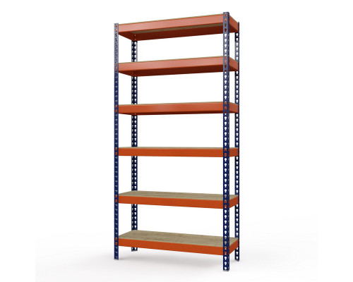 Стеллаж металлический Профи-Т 3000x1845x770 мм. Ярусы: фанера 6 шт.