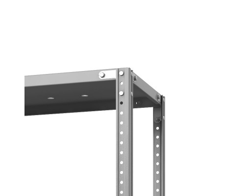 Стеллаж металлический ТС Лайт, 1800x700x600 мм. Полки: 3 шт. метал. перф.