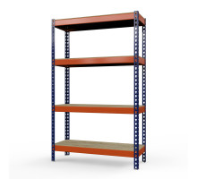 Стеллаж металлический Профи-Т 2000x1540x455 мм. Ярусы: фанера 4 шт.