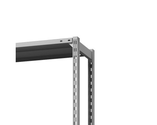 Стеллаж металлический ТСУ Универсал, 2500x760x400 мм. Полки: метал. усил. 5 шт.