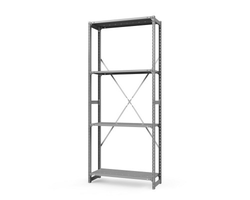 Стеллаж металлический ТСУ Универсал, 2000x1060x600 мм. Полки: метал. перф. усил. 4 шт.