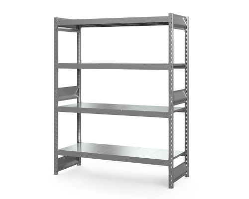 Стеллаж грузовой СГ Ультра (2500х1500х600 мм) 4 яруса, цинк