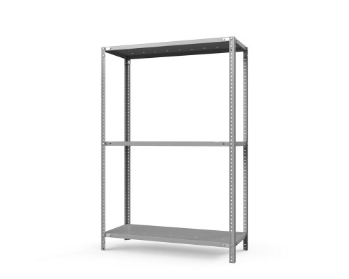 Стеллаж металлический ТС Лайт, 1800x700x800 мм. Полки: 3 шт. метал. перф.