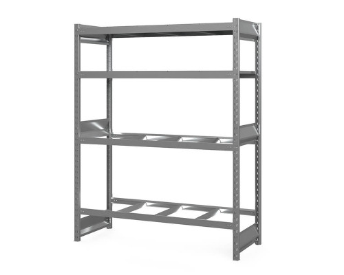 Стеллаж грузовой СГ Ультра (2500х1800х500) 4 яруса, без настила, для шин, дисков, колес