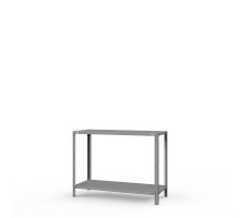 Стеллаж металлический ТС Лайт, 1000x1200x500 мм. Полки: 2 шт. метал. перф.