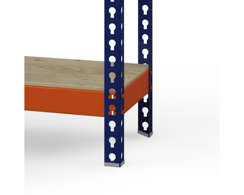 Стеллаж металлический Профи-Т 3000x1845x655 мм. Ярусы: фанера 5 шт.