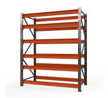 Стеллаж металлический Оптима, 3500x1250x785 мм. Ярусы: 6 шт. без настила