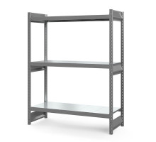 Стеллаж грузовой СГ Ультра (2500х2100х500 мм) 3 яруса, цинк