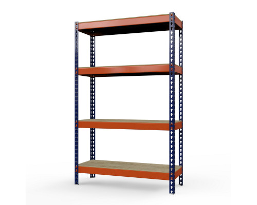 Стеллаж металлический Профи-Т 2500x1240x1005 мм. Ярусы: фанера 4 шт.