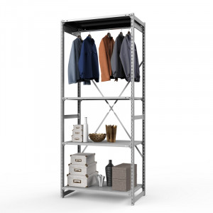 Стеллаж металлический ТСУ Универсал, 2500x1060x500 мм.Штанги: 1шт. Полки: метал. усил. 4 шт.