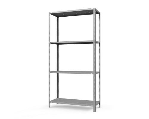 Стеллаж металлический ТС Лайт, 2000x1000x300 мм. Полки: 4 шт. метал. перф.