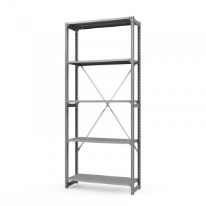 Стеллаж металлический ТСУ Универсал, 2500x760x600 мм. Полки: метал. перф.  5 шт.