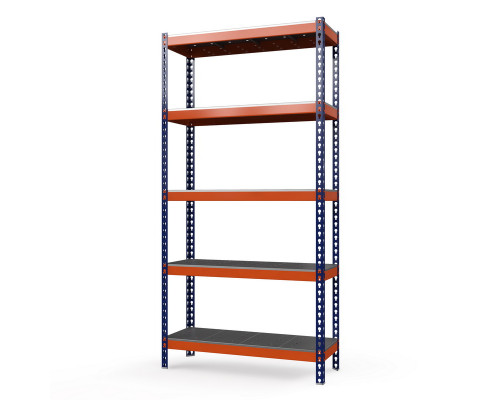 Стеллаж металлический Профи-Т 2500x1240x500 мм. Ярусы: оцинк. мет. перф.  5 шт.