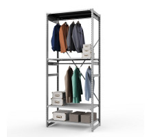 Стеллаж металлический ТСУ Универсал, 2500x1060x500 мм.Штанги: 2шт. Полки: метал. 4 шт.