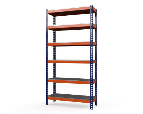 Стеллаж металлический Профи-Т 3000x1845x655 мм. Ярусы: оцинк. мет.  6 шт.