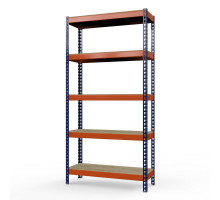Стеллаж металлический Профи-Т 2500x1540x1005 мм. Ярусы: фанера 5 шт.