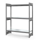 Стеллаж грузовой СГ Ультра (2500х1500х1000 мм) 3 яруса, цинк