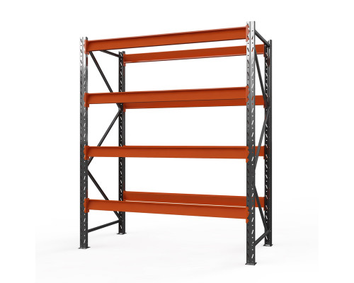 Стеллаж металлический Оптима, 3000x1250x785 мм. Ярусы: 4 шт. без настила