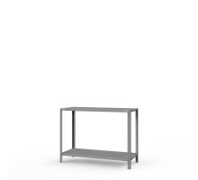 Стеллаж металлический ТС Лайт, 1000x700x300 мм. Полки: 2 шт. метал.