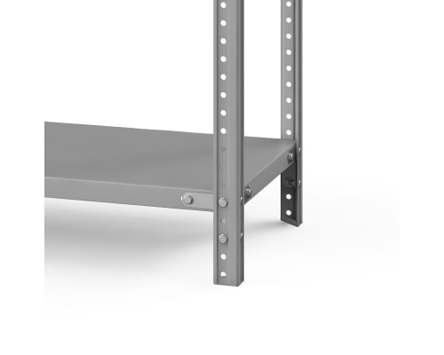 Стеллаж металлический ТС Лайт, 2000x700x600 мм. Полки: 4 шт. метал.