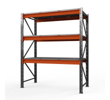 Стеллаж металлический Оптима, 4000x1250x785 мм. Ярусы: 3 шт. метал.