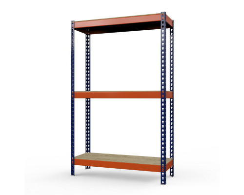 Стеллаж металлический Профи-Т 2000x1845x455 мм. Ярусы: фанера 3 шт.