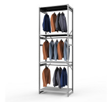 Стеллаж металлический ТСУ Универсал, 3000x1060x500 мм.Штанги: 3шт. Полки: метал. усил. 4 шт.