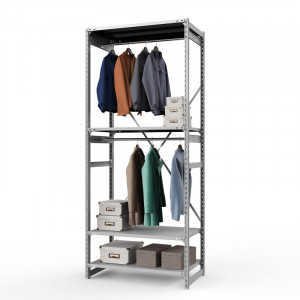 Стеллаж металлический ТСУ Универсал, 2500x1060x500 мм.Штанги: 2шт. Полки: метал. усил. 4 шт.