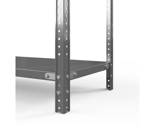 Стеллаж оцинкованный ТС Лайт, 2000x1000x500 мм., 4 полки