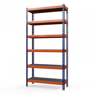 Стеллаж металлический Профи-Т 3000x1240x770 мм. Ярусы: оцинк. мет. перф. усил. 6 шт.