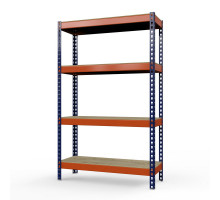 Стеллаж металлический Профи-Т 2500x1845x655 мм. Ярусы: фанера 4 шт.