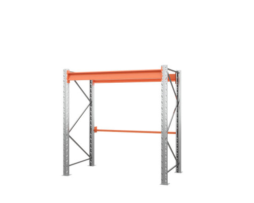 Стеллаж металлический паллетный (2000х1800х1100 мм), 1 ярус