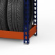 Стеллаж металлический Профи-Т для шин 2500x1240x500 мм. Ярусы:   4 шт.