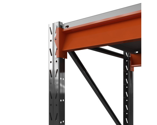 Стеллаж металлический Оптима, 4000x1250x785 мм. Ярусы: 5 шт. метал.