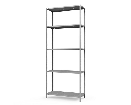Стеллаж металлический ТС Лайт, 2500x700x400 мм. Полки: 5 шт. метал. перф.