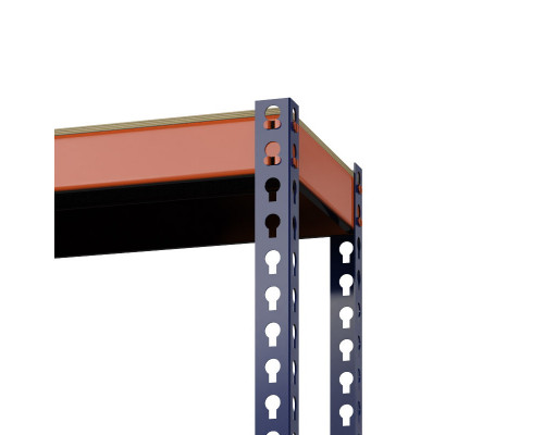 Стеллаж металлический Профи-Т 3000x1240x655 мм. Ярусы: фанера 5 шт.