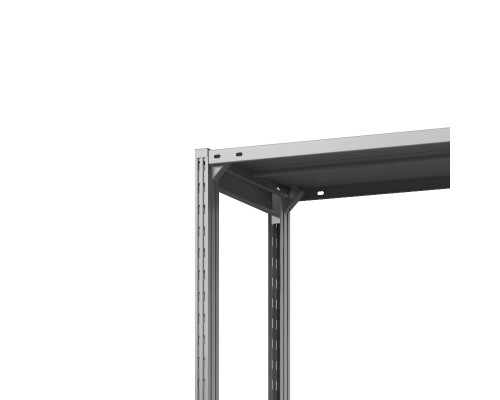 Стеллаж металлический ТСУ Универсал, 2000x760x400 мм. Полки: метал. 4 шт.