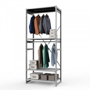 Стеллаж металлический ТСУ Универсал, 2500x1060x500 мм.Штанги: 2шт. Полки: метал. усил. перф. 4 шт.