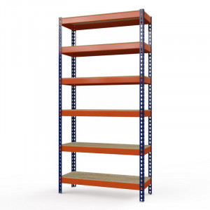 Стеллаж металлический Профи-Т 3000x1240x1005 мм. Ярусы: фанера 6 шт.