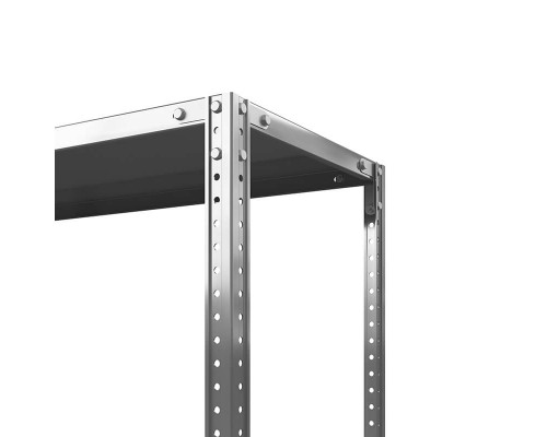 Стеллаж оцинкованный ТС Лайт, 2500x1000x400 мм., 5 полок