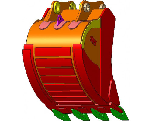 Сверхусиленные ковши для экскаваторов 31-38 тонн