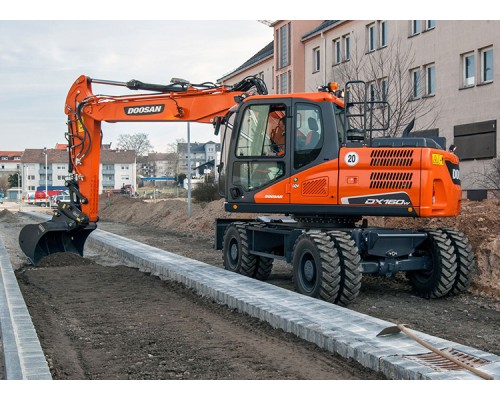 Колесные экскаваторы DX160W